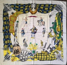 HERMES scarf carr 90 Scotland