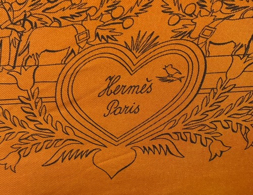 Hermès silk satin - hermÈs,
