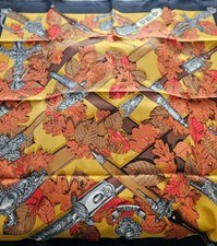 HERMES Silk Scarf Carre 90 AU