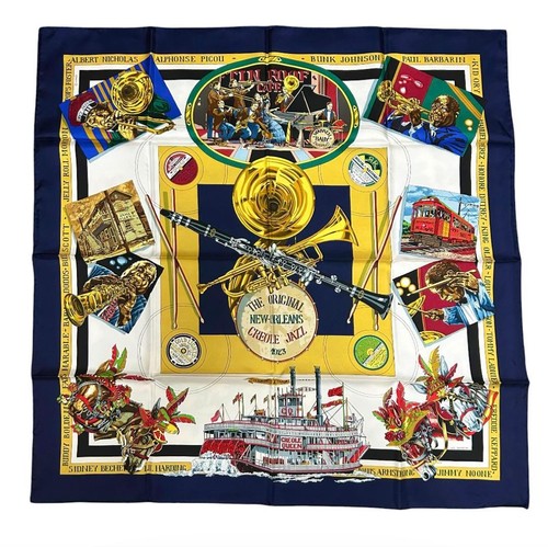Hermes carre silk scarf - hermes,