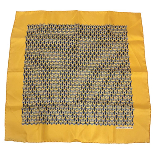 Hermes carre yellow navy - carre, yellow-navy