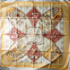 Unused HERMES Scarf Carr 90
