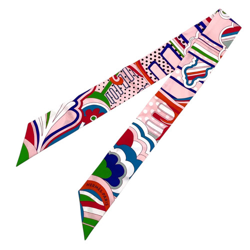 Hermes twilly faubourg rainbow - twilly,