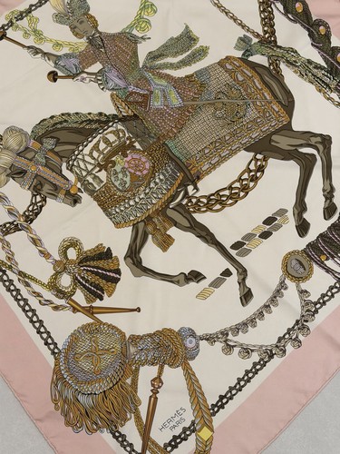 Hermès silk scarf - hermès, "le