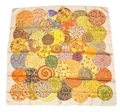 Hermes scarf reves escargots - reves, d'escargots