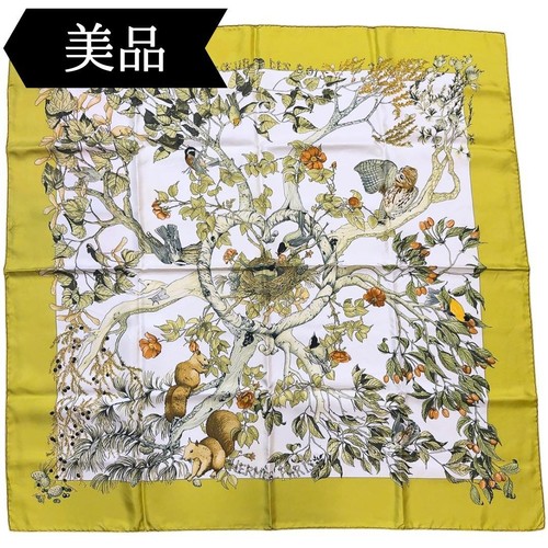 Hermes carre silk scarf - hermes,