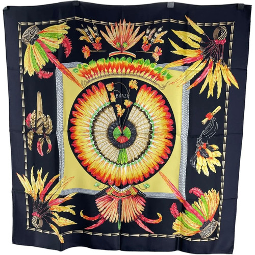 Hermes carre brazil silk - hermes,