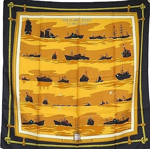 Hermes carre90 scarf night sea - hermes,