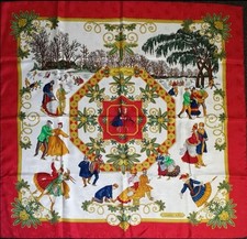 HERMES Scarf Carre 90 Silk