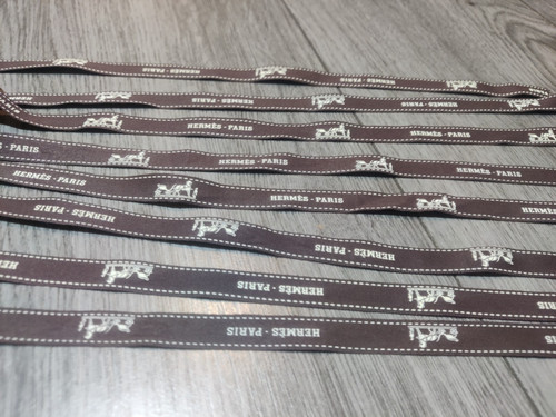 100 original hermes ribbon - hermes,